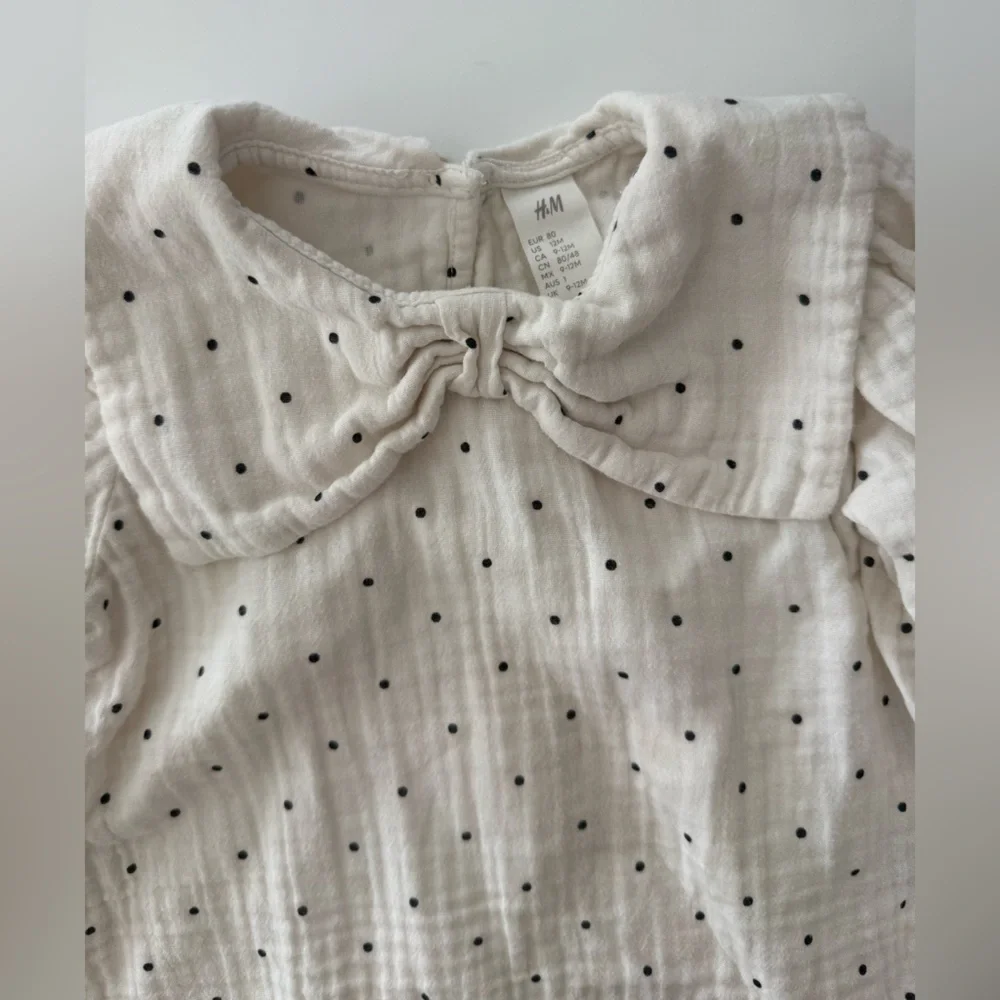 H&M 18M Polka Dot Cream Kids Shirt​